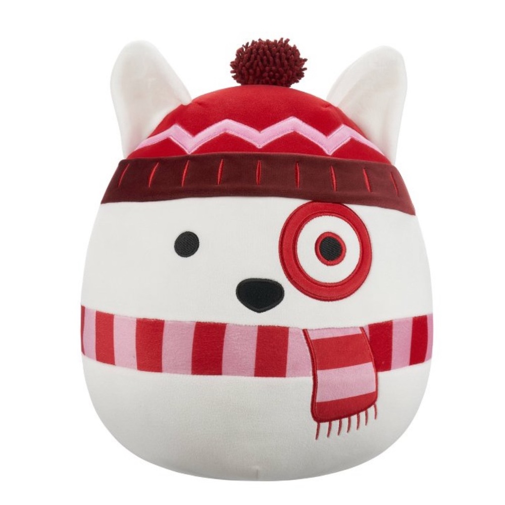 NWOT Official Squishmallows Target Bullseye Dog